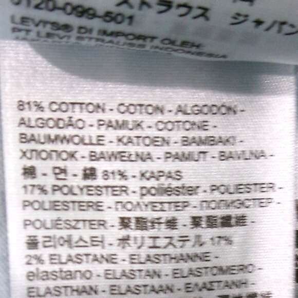 Like New Levi's 314 Shaping Straight Leg Jeans 29 x 28.5 Dark Blue Wash - Picture 13 of 14